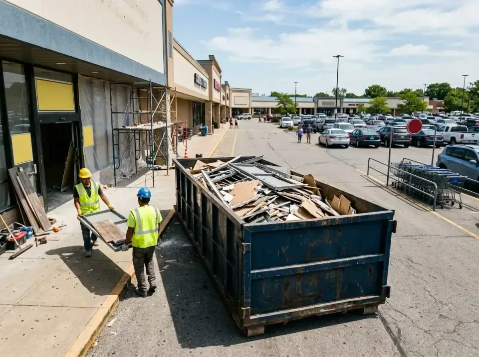 retail-store-renovation-debris-003 — frequently asked questions, Roll-off Dumpster Rentals in Yorktown, IN